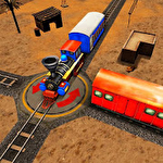 Express train 3D icono