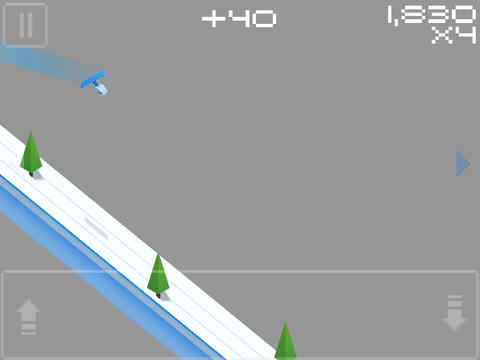 Cubed snowboarding for iPhone