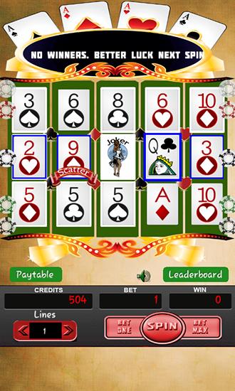 Poker Slot Machine App