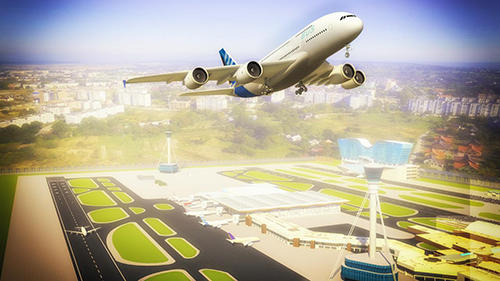 Flight simulator 3D: Airplane pilot captura de pantalla 1