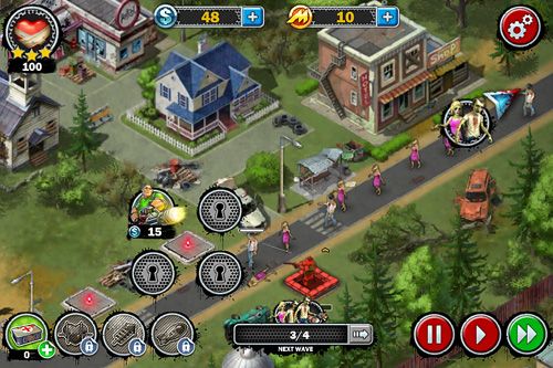 Zombies: Line of defense. War of zombies screenshot 1