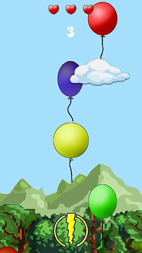 Cloud vs. balloons: Light