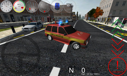 Duty driver firetruck for iPhone