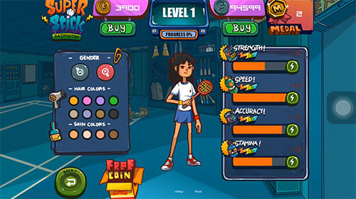 Super stick badminton for Android