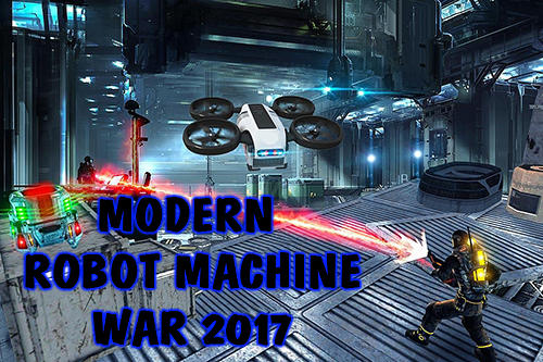 Modern robot machine war 2017 icon