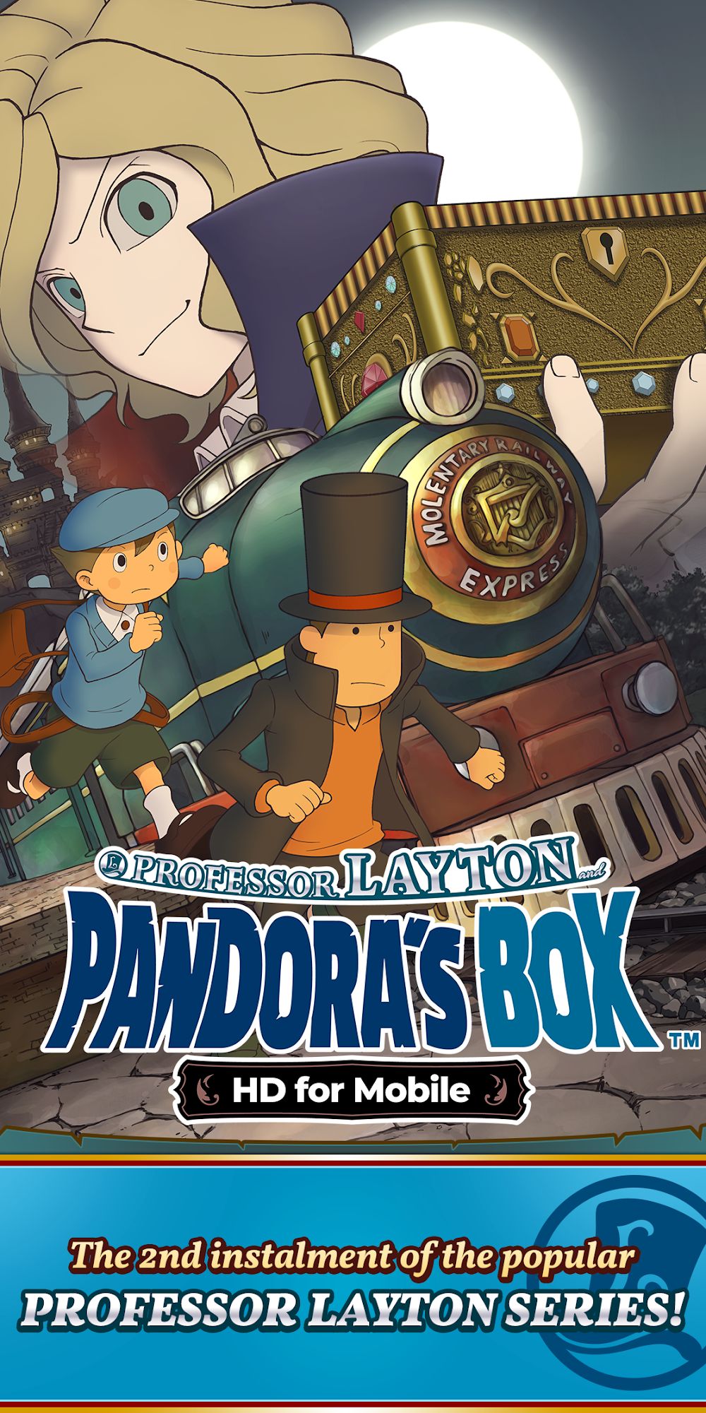 Layton: Pandora's Box in HD screenshot 1
