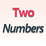 Two numbers ícone