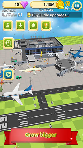 Airfield tycoon clicker capture d'écran 1