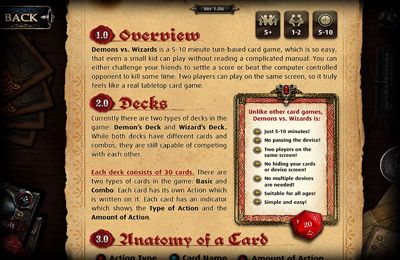 Demons vs. Wizards – Magic Card & Dice Game for iPhone