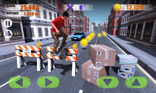 Street skater 3D captura de pantalla 1