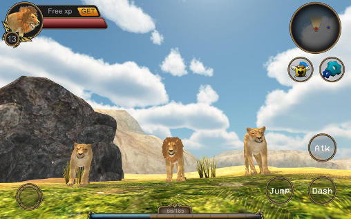 Lion RPG simulator captura de pantalla 1
