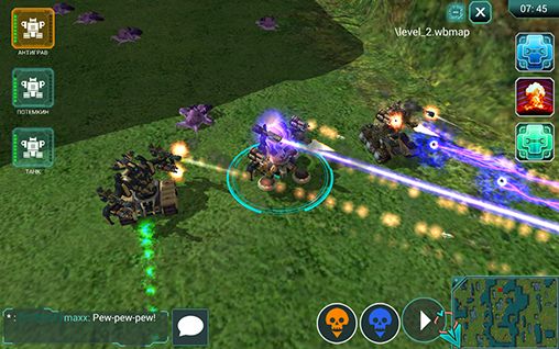 Warbots online pour Android