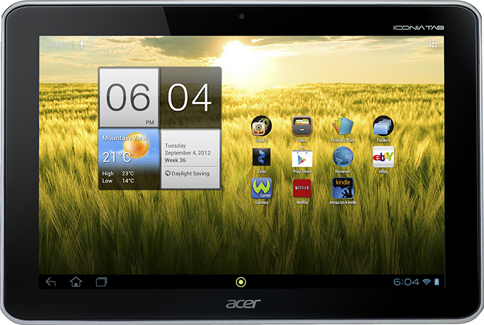 Acer Iconia Tab A211 applications