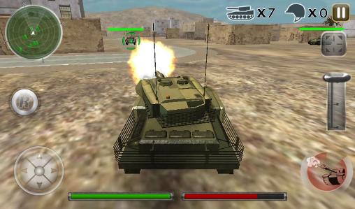 Tank defense attack 3D screenshot 1