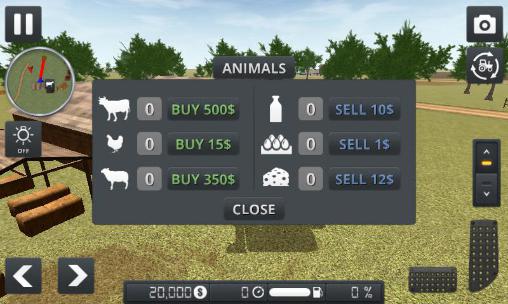 Farmer sim 2015 captura de tela 1
