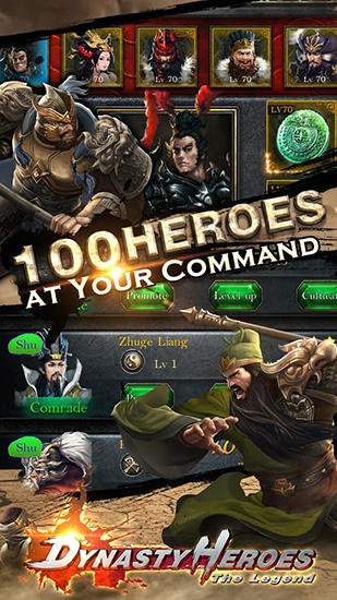 Dynasty heroes: The legend for Android