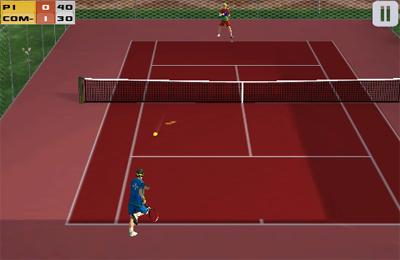 Tennisspiel für iOS-Geräte