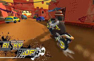 iPhone向けのRisky Rider 3D (Motor Bike Racing Game / Games)無料 