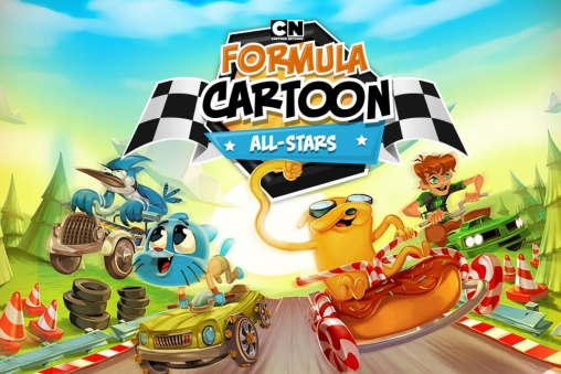 logo Formula cartoon all-stars