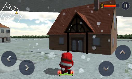 Hoverboard rider 3D: Santa Xmas captura de pantalla 1