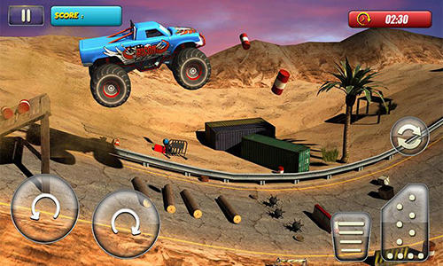 Monster truck rider 3D captura de tela 1