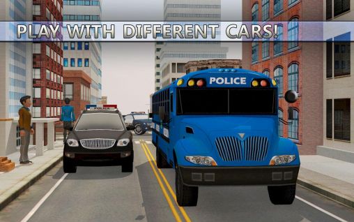 Police car suv and bus parking for Android
