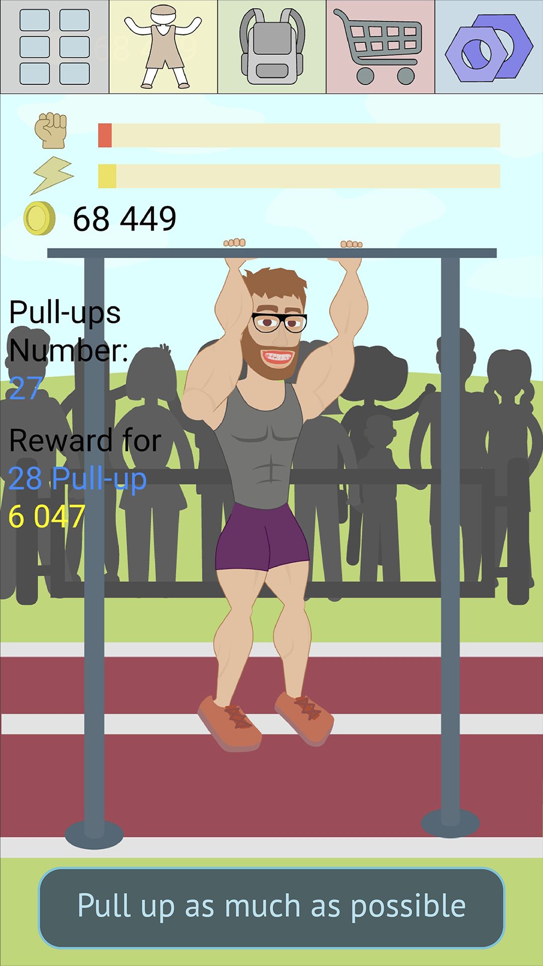 Muscle clicker 2: RPG Gym game for Android