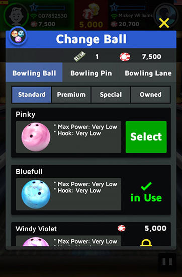 Bowling king: World league pour Android
