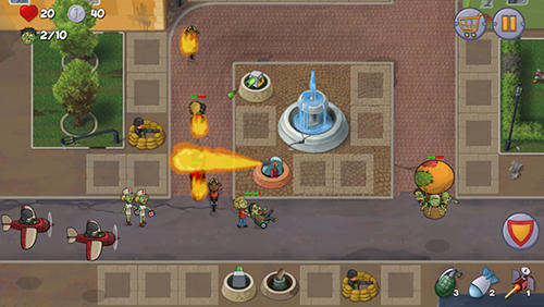 Zombie town defense screenshot 1