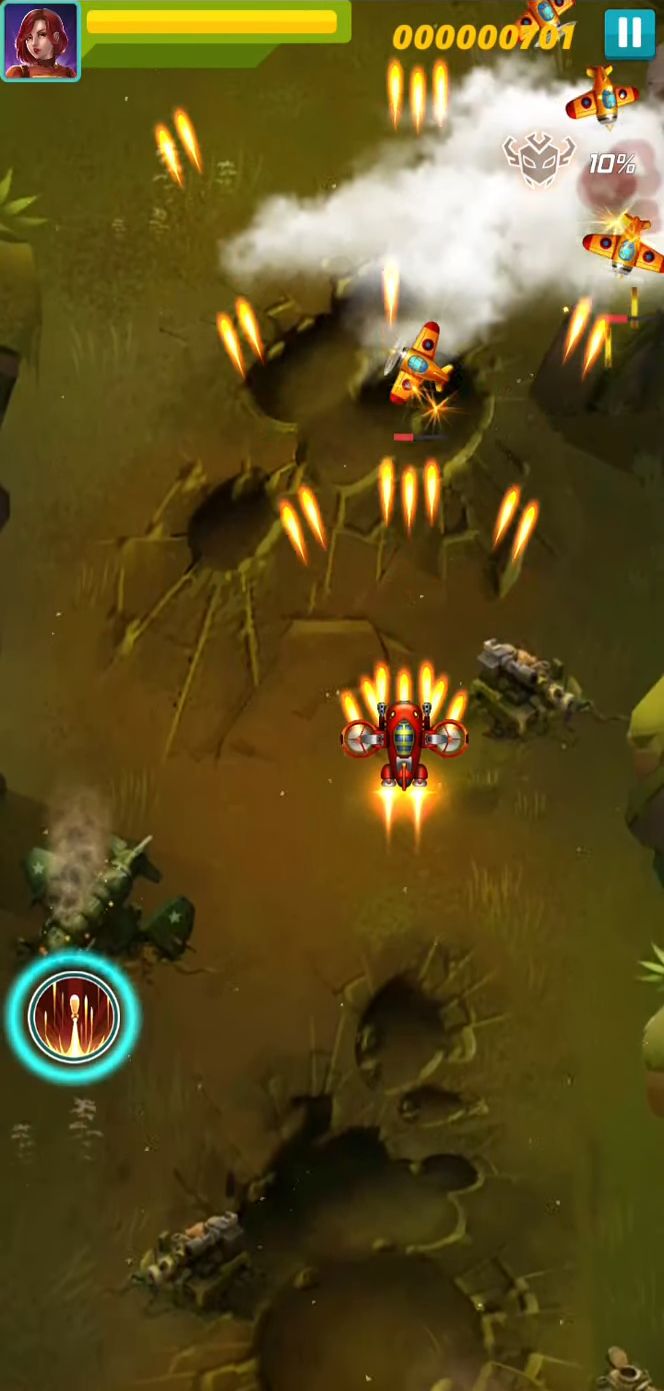 Sky Raptor: Space Invaders captura de pantalla 1