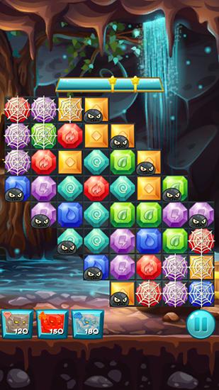 Elemental jewels: Match 3 game capture d'écran 1