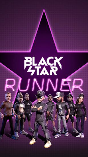 Black star: Runner icon
