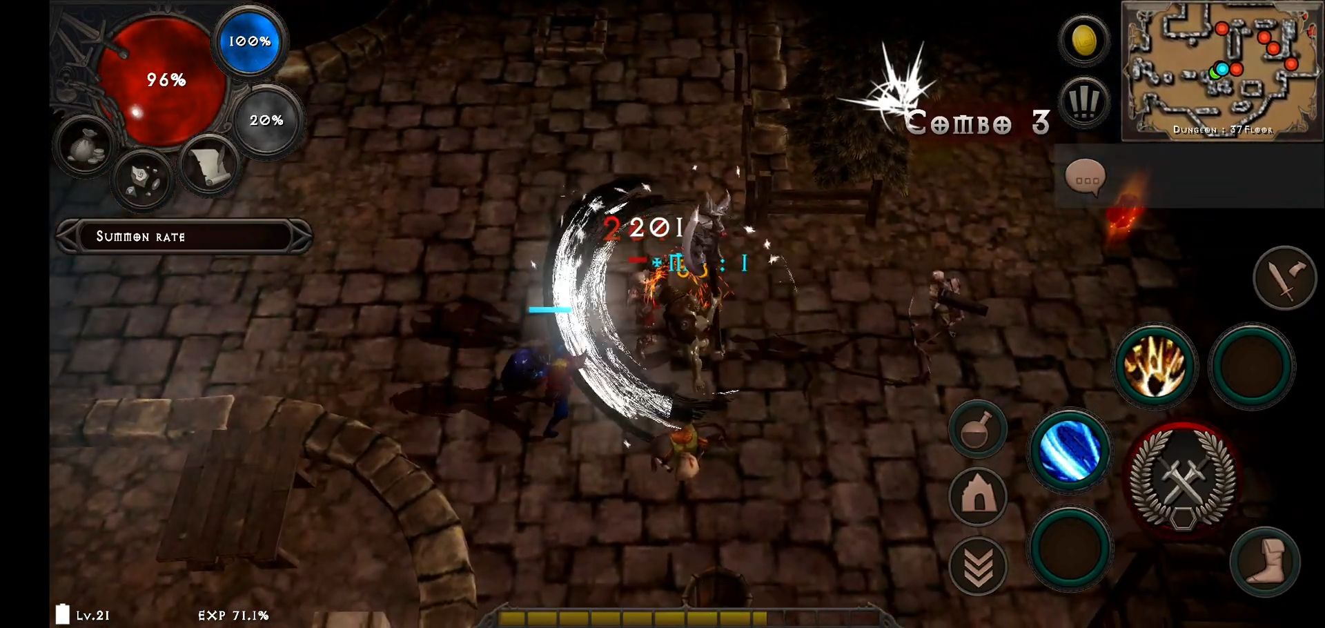 Dungeon & Evil: Hack & Slash Action RPG pour Android