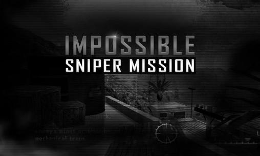 Impossible sniper mission 3D icône