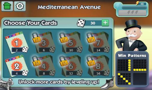 Boardwalk bingo: Monopoly para Android
