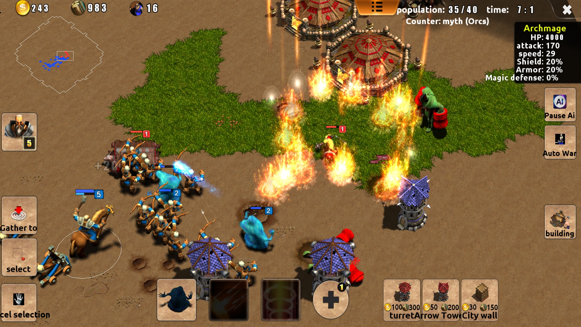 Magic War screenshot 1