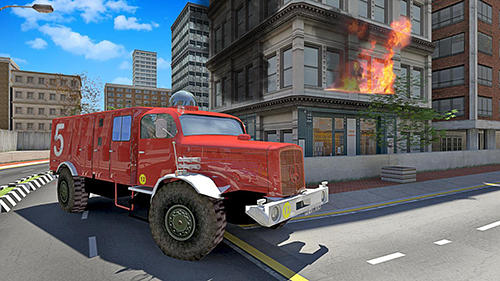 Fire truck simulator 2019屏幕截圖1