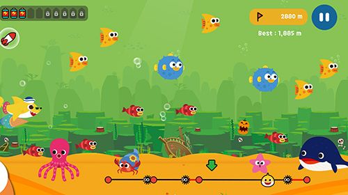 Baby shark fly for iOS devices