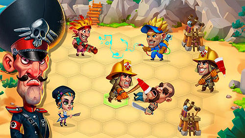 Casual heroes: Turn-based strategy para Android