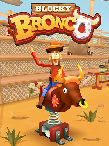 logo Blocky Bronco