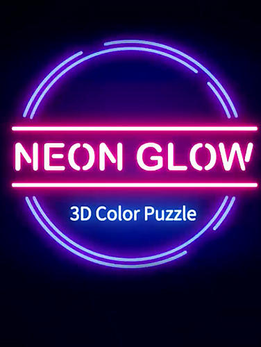 Neon glow: 3D color puzzle game captura de pantalla 1