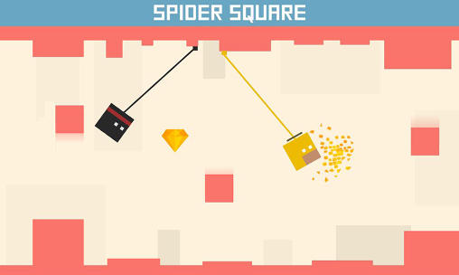 Spider square icon