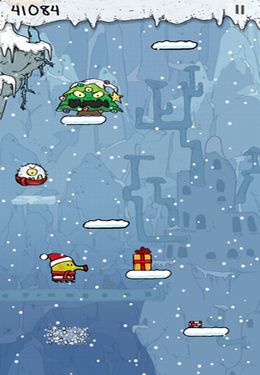 Arcade: Lade Doodle Jump: Weihnachtsspezial für dein Handy herunter