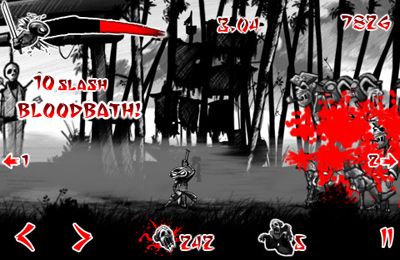 Draw Slasher: Dark Ninja vs Pirate Monkey Zombies
