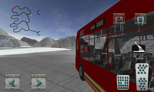 Hill tourist bus driving captura de pantalla 1