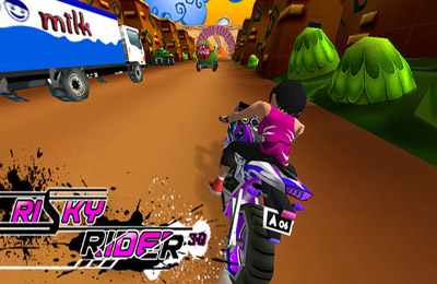  Risky Rider 3D (Motor Bike Racing Game / Games)