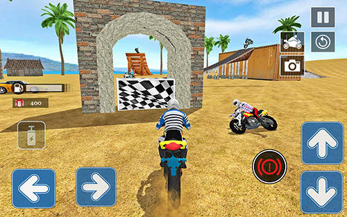 High speed sports bike sim 3D captura de tela 1