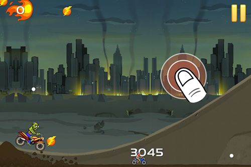  Angry zombies: Bike race in English