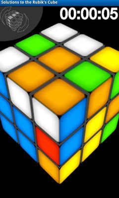 Solutions to the Rubik's Cube capture d'écran 1