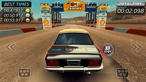 Rally racer evo captura de pantalla 1